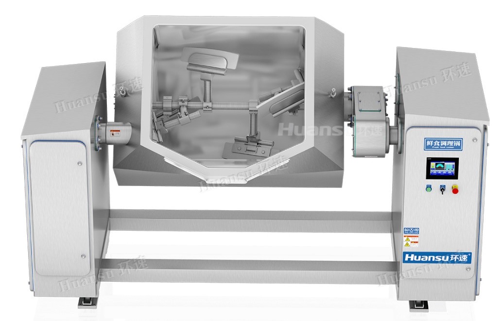 環(huán)速菜肴智能攪拌鍋，省時省力效率高
